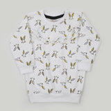 Girls Full Sleeves Sweat Shirt - White, Girls Hoodies & Sweat Shirts, Chase Value, Chase Value