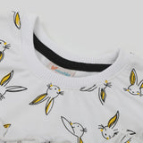 Girls Full Sleeves Sweat Shirt - White, Girls Hoodies & Sweat Shirts, Chase Value, Chase Value
