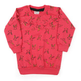 Girls Full Sleeves Sweat Shirt - Dark Pink, Girls Hoodies & Sweat Shirts, Chase Value, Chase Value