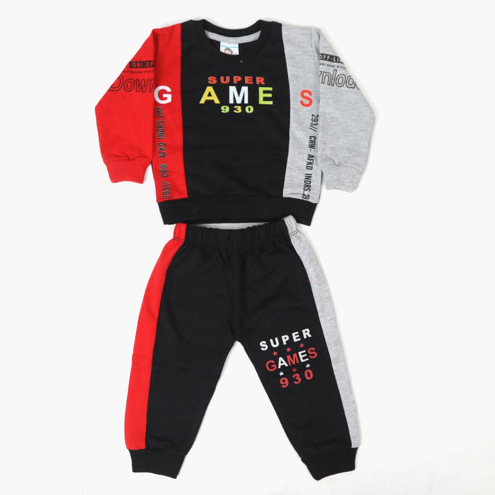 Newborn Boys 2Pcs Suit - Black, Newborn Boys Sets & Suits, Chase Value, Chase Value