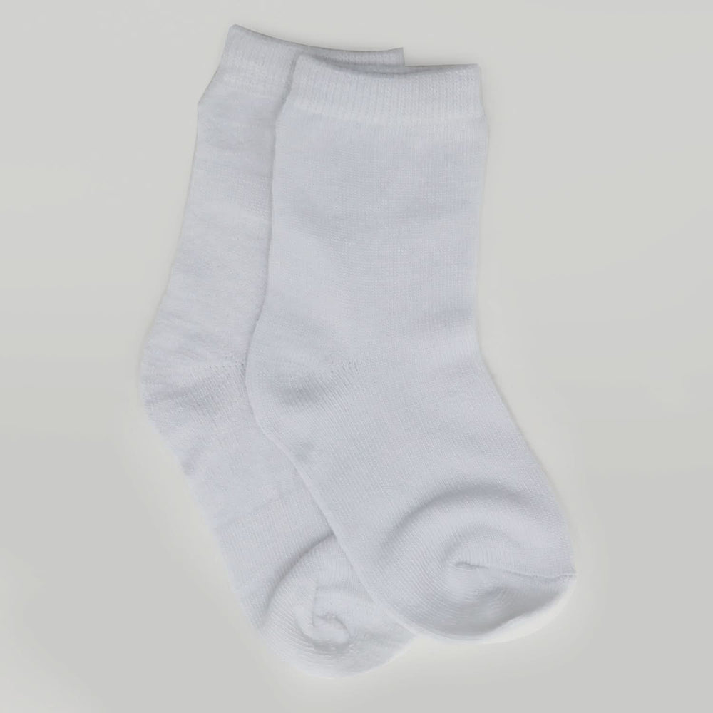 Kids 4Pc Uniform Socks - White, Boys Socks, Chase Value, Chase Value