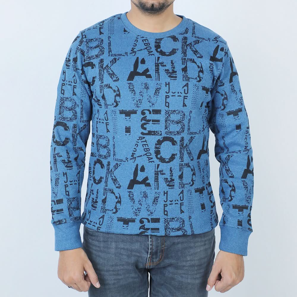 Men's Sweat Shirt - Blue, Men's Sweater & Sweat Shirts, Chase Value, Chase Value
