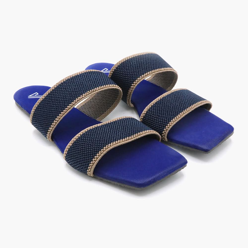 Women's Slipper - Navy Blue, Women Slippers, Chase Value, Chase Value