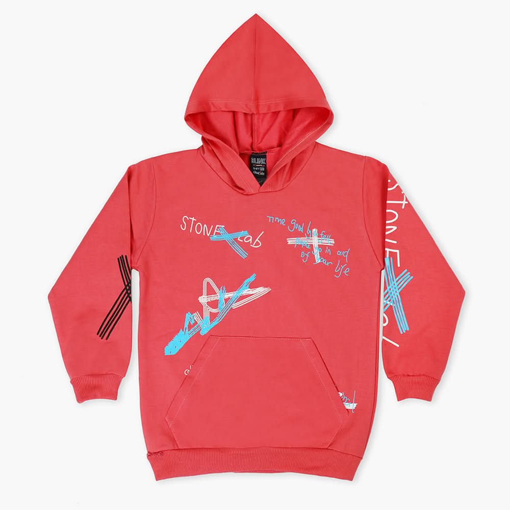 Boys Hoodie T-Shirt - Light Pink, Boys Hoodies & Sweat Shirts, Chase Value, Chase Value