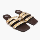 Women's Slipper - Brown, Women Slippers, Chase Value, Chase Value