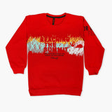 Boys Sweat Shirt - Red, Boys Hoodies & Sweat Shirts, Chase Value, Chase Value