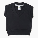 Newborn Boys V-Neck Sando - Black, Newborn Boys Winterwear, Chase Value, Chase Value