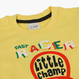 Newborn Boys Full Sleeves T-Shirt - Lemon, Newborn Boys Winterwear, Chase Value, Chase Value