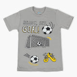 Boys Half Sleeves T-Shirt - Grey, Boys T-Shirts, Chase Value, Chase Value