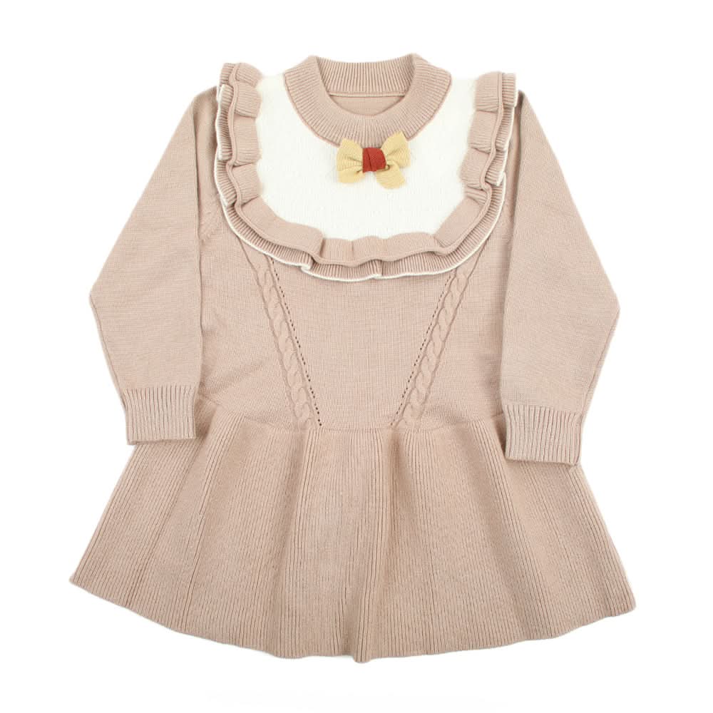 Girls Full Sleeves Sweater - Brown, Girls Sweaters, Chase Value, Chase Value