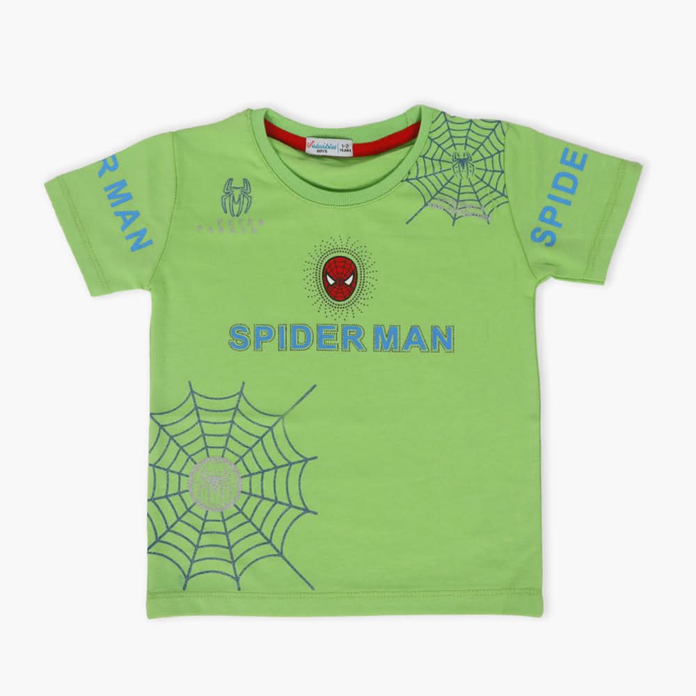 Boys Half Sleeves T-Shirt - Green, Boys T-Shirts, Chase Value, Chase Value