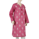 Women's Embroidered Stitched Kurti - Pink, Women Ready Kurtis, Chase Value, Chase Value