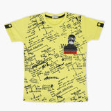 Boys Half Sleeves T-Shirt - Yellow, Boys T-Shirts, Chase Value, Chase Value
