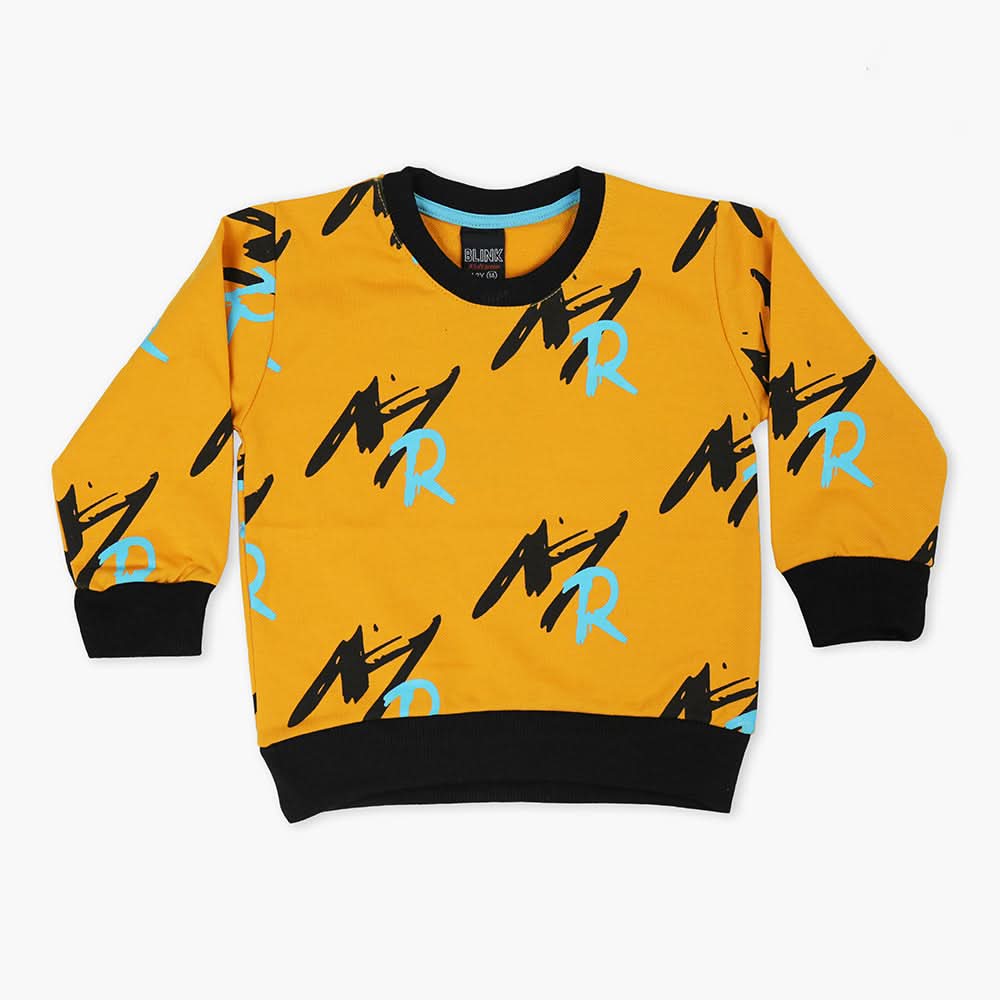 Boys Sweat Shirt - Yellow, Boys Hoodies & Sweat Shirts, Chase Value, Chase Value