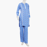 Girls Teens Printed Shalwar Suit - Blue, Women Shalwar Suits, Chase Value, Chase Value