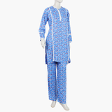 Girls Teens Printed Shalwar Suit - Blue, Women Shalwar Suits, Chase Value, Chase Value