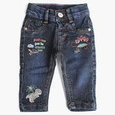 Newborn Boys Denim Pant - Dark Blue, Newborn Boys Shorts & Pants, Chase Value, Chase Value