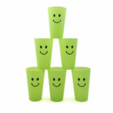 Plastic Emoji Glass Pack Of 6, Jug & Glasses, Chase Value, Chase Value