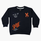 Boys Sweat Shirt - Navy Blue, Boys Hoodies & Sweat Shirts, Chase Value, Chase Value