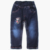 Newborn Girls Denim Pant - Dark Blue, Newborn Girls Shorts Skirts & Pants, Chase Value, Chase Value