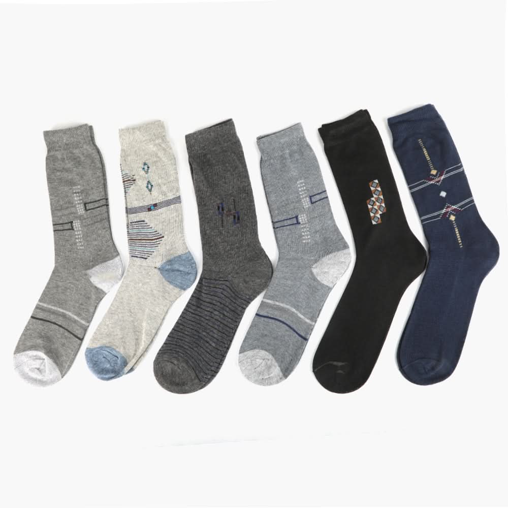 Men's Full Socks Pack Of 6, Men's Socks, Chase Value, Chase Value