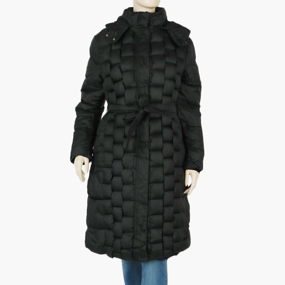 Women's Long Jacket - Black, Women Jackets, Chase Value, Chase Value