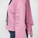 Women's Full Sleeves Hoodie Jacket - Pink, Women Sweatshirts & Hoodies, Chase Value, Chase Value