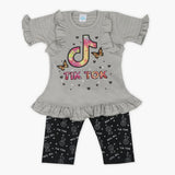 Girls Half Sleeves Suit - Grey, Girls Suits, Chase Value, Chase Value