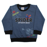 Boys Full Sleeves SweatShirt - Steel Blue, Boys Hoodies & Sweat Shirts, Chase Value, Chase Value