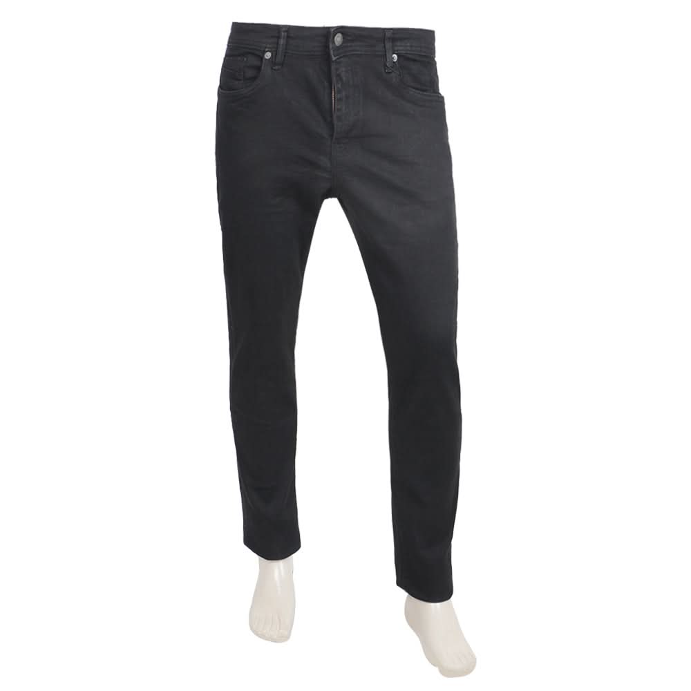 Men's Slim Fit Denim Pant - Black, Men's Casual Pants & Jeans, Chase Value, Chase Value