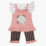 Girls Half Sleeves Suit - Tea Pink, Girls Suits, Chase Value, Chase Value