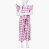 Girls Printed Jump Suit - Pink, Girls Suits, Chase Value, Chase Value