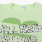 Girls Half Sleeves Suit - Green, Girls Suits, Chase Value, Chase Value