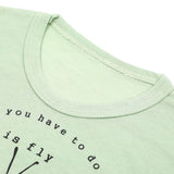 Girls Full Sleeves T-Shirt - Light Green, Girls T-Shirts, Chase Value, Chase Value