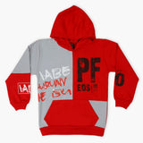 Boys Hoodie T-Shirt - Red, Boys Hoodies & Sweat Shirts, Chase Value, Chase Value