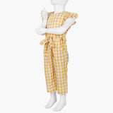 Girls Printed Jump Suit - Yellow, Girls Suits, Chase Value, Chase Value