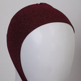 Women's Glitter Hijab Cap - Maroon, Women Hijab Caps, Chase Value, Chase Value