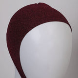 Women's Glitter Hijab Cap - Maroon, Women Hijab Caps, Chase Value, Chase Value