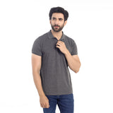 Valuable Men's Half Sleeves Polo T-Shirt - Charcoal, Men's T-Shirts & Polos, Chase Value, Chase Value
