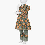 Girls Embroided Shalwar Suits - Green, Girls Suits, Chase Value, Chase Value