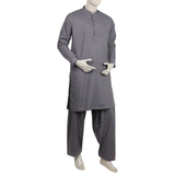 Men's Fancy Shalwar Suit - Plum, Men's Shalwar Kameez, Chase Value, Chase Value