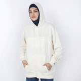Women's Full Sleeves Hoodie Jacket - Off White, Women Sweatshirts & Hoodies, Chase Value, Chase Value