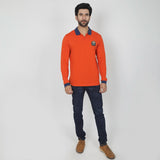 Eminent Men's Full Sleeves Polo T-Shirt - Maroon, Men's T-Shirts & Polos, Eminent, Chase Value