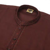 Boys Fancy Shalwar suit - Dark Brown, Boys Shalwar Kameez, Chase Value, Chase Value