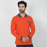 Eminent Men's Full Sleeves Polo T-Shirt - Maroon, Men's T-Shirts & Polos, Eminent, Chase Value