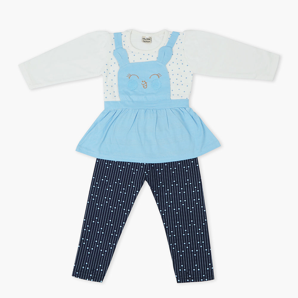 Girls Tights Suit - Light Blue, Girls Suits, Chase Value, Chase Value