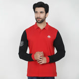 Eminent Men's Full Sleeves Polo T-Shirt - Maroon, Men's T-Shirts & Polos, Eminent, Chase Value