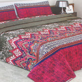 Double Bedsheet 3-Pcs - Multi Color, Double Size Bed Sheet, Chase Value, Chase Value