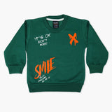 Boys Sweat Shirt - Green, Boys Hoodies & Sweat Shirts, Chase Value, Chase Value