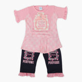 Girls Half Sleeves Suit - Baby Pink, Girls Suits, Chase Value, Chase Value